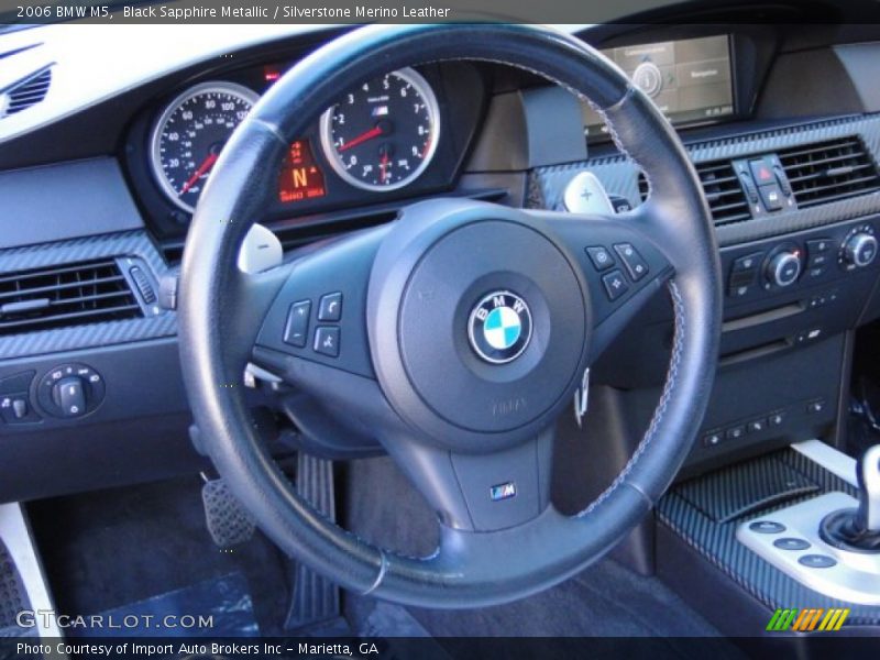 Black Sapphire Metallic / Silverstone Merino Leather 2006 BMW M5