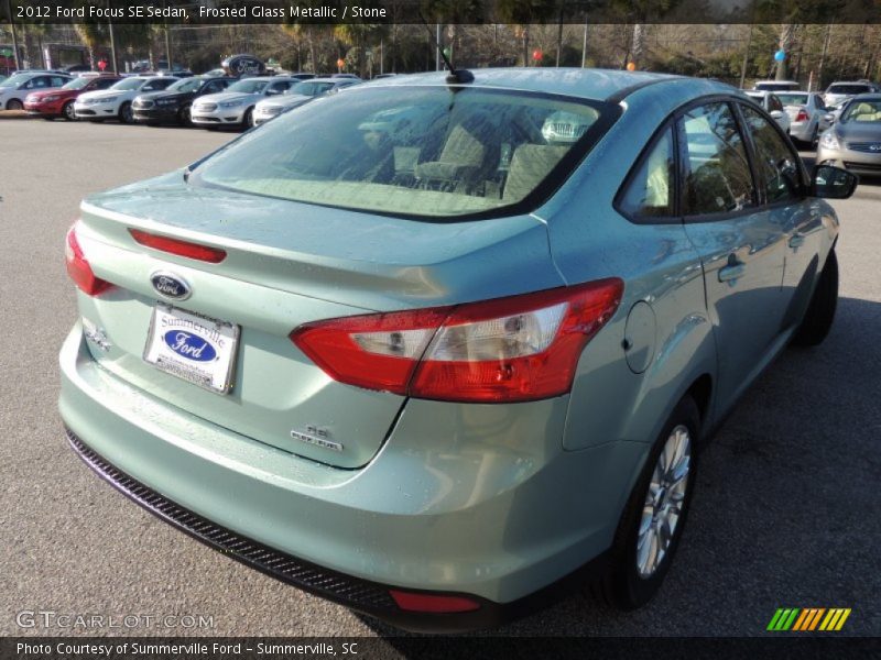 Frosted Glass Metallic / Stone 2012 Ford Focus SE Sedan