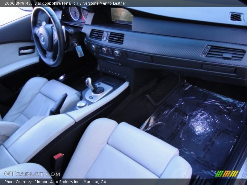 Black Sapphire Metallic / Silverstone Merino Leather 2006 BMW M5