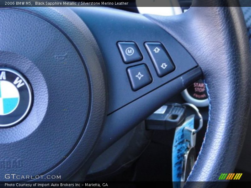 Black Sapphire Metallic / Silverstone Merino Leather 2006 BMW M5