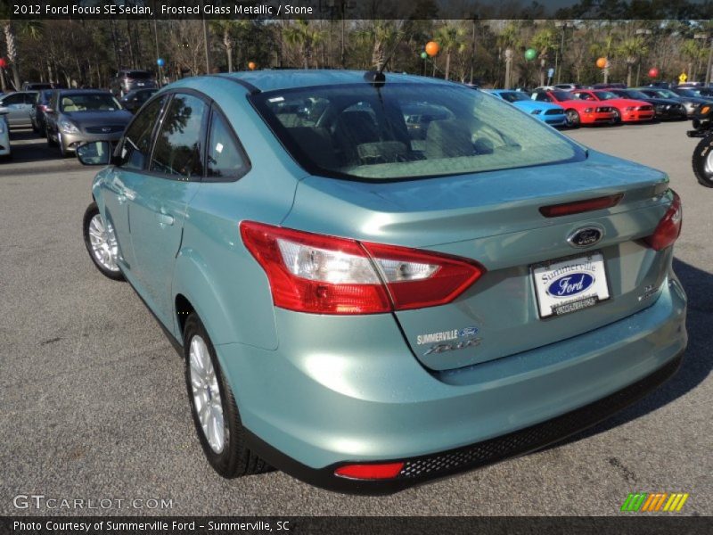 Frosted Glass Metallic / Stone 2012 Ford Focus SE Sedan