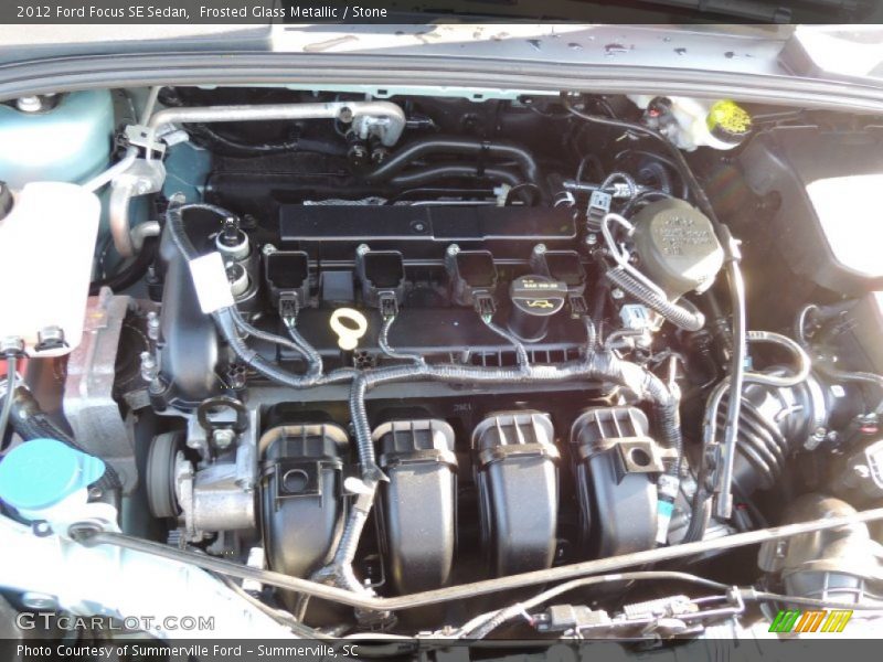 Frosted Glass Metallic / Stone 2012 Ford Focus SE Sedan