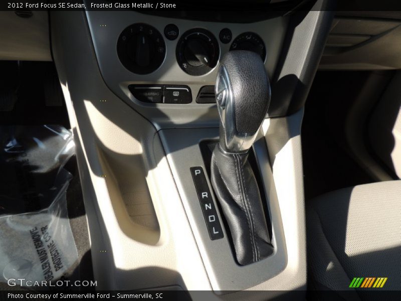 Frosted Glass Metallic / Stone 2012 Ford Focus SE Sedan