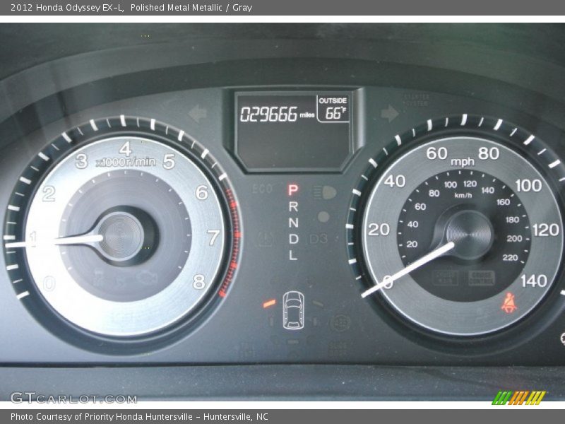 Polished Metal Metallic / Gray 2012 Honda Odyssey EX-L