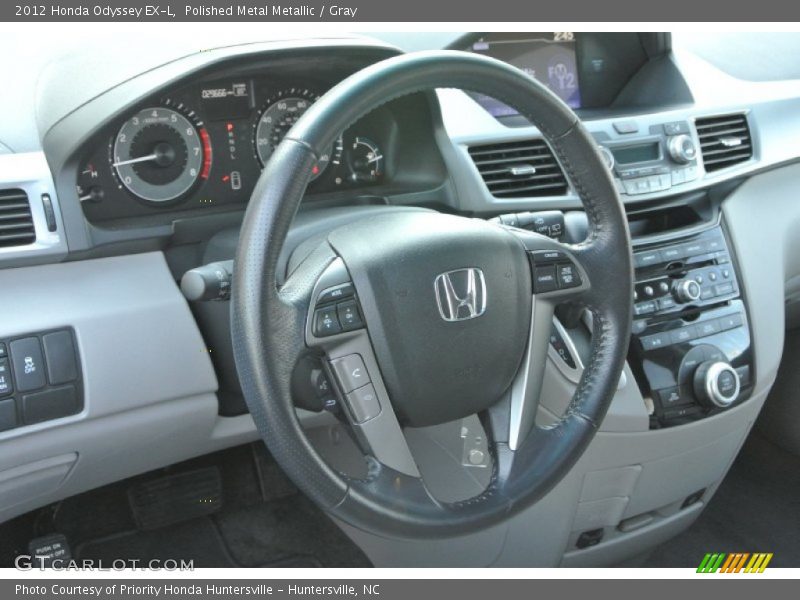 Polished Metal Metallic / Gray 2012 Honda Odyssey EX-L