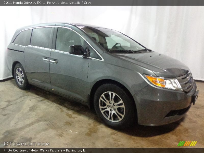 Polished Metal Metallic / Gray 2011 Honda Odyssey EX-L