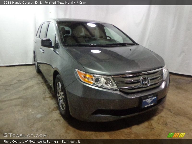 Polished Metal Metallic / Gray 2011 Honda Odyssey EX-L