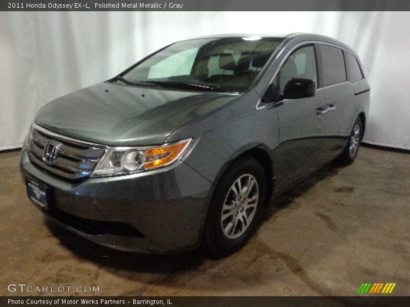 Polished Metal Metallic / Gray 2011 Honda Odyssey EX-L