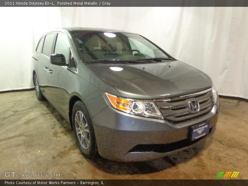 Polished Metal Metallic / Gray 2011 Honda Odyssey EX-L