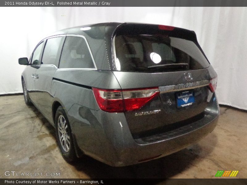 Polished Metal Metallic / Gray 2011 Honda Odyssey EX-L