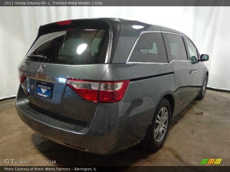 Polished Metal Metallic / Gray 2011 Honda Odyssey EX-L