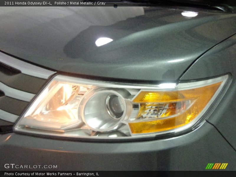 Polished Metal Metallic / Gray 2011 Honda Odyssey EX-L