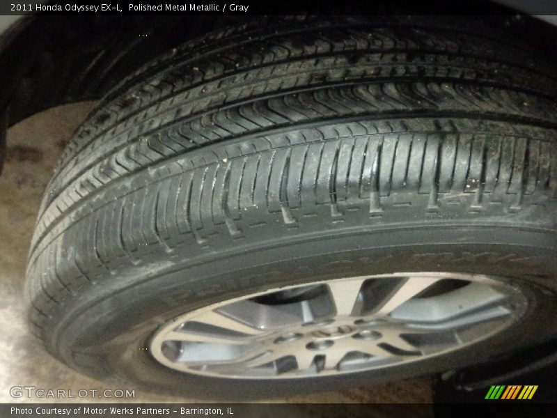 Polished Metal Metallic / Gray 2011 Honda Odyssey EX-L