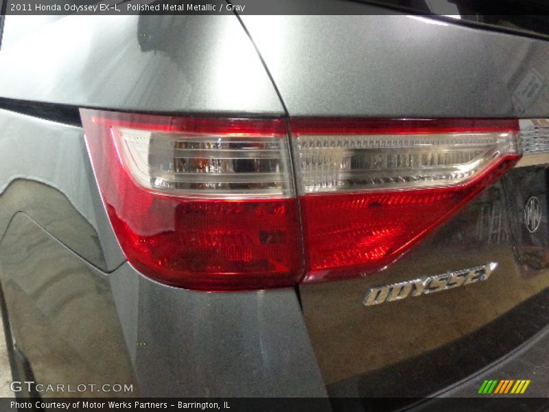 Polished Metal Metallic / Gray 2011 Honda Odyssey EX-L