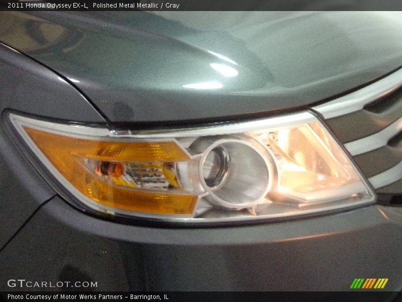 Polished Metal Metallic / Gray 2011 Honda Odyssey EX-L