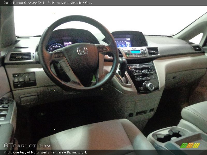 Polished Metal Metallic / Gray 2011 Honda Odyssey EX-L