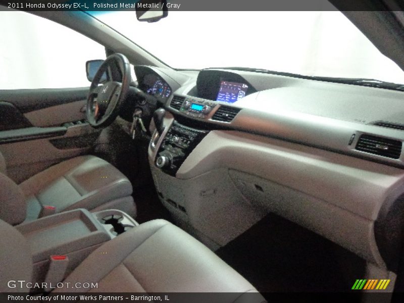 Polished Metal Metallic / Gray 2011 Honda Odyssey EX-L