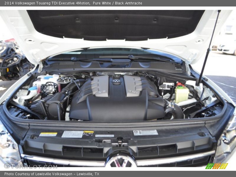 Pure White / Black Anthracite 2014 Volkswagen Touareg TDI Executive 4Motion