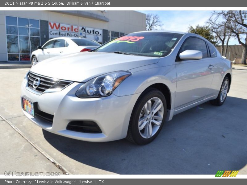 Brilliant Silver / Charcoal 2011 Nissan Altima 2.5 S Coupe