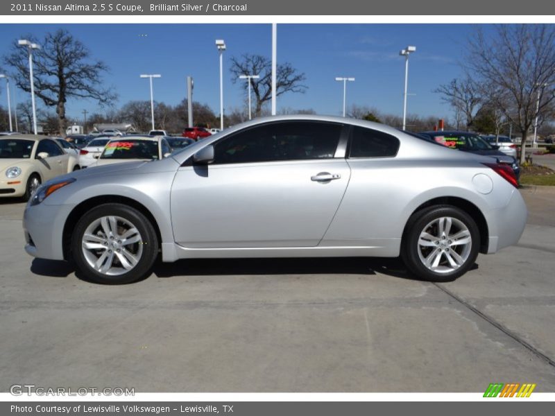 Brilliant Silver / Charcoal 2011 Nissan Altima 2.5 S Coupe