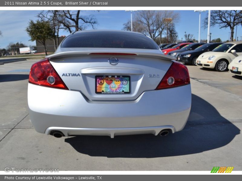 Brilliant Silver / Charcoal 2011 Nissan Altima 2.5 S Coupe