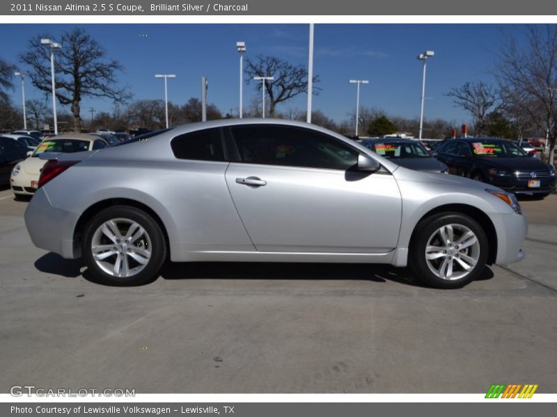 Brilliant Silver / Charcoal 2011 Nissan Altima 2.5 S Coupe