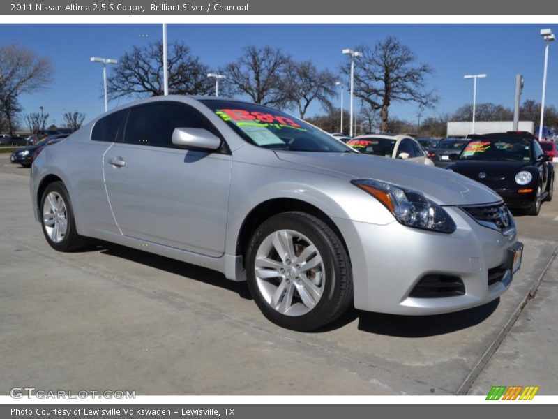 Brilliant Silver / Charcoal 2011 Nissan Altima 2.5 S Coupe
