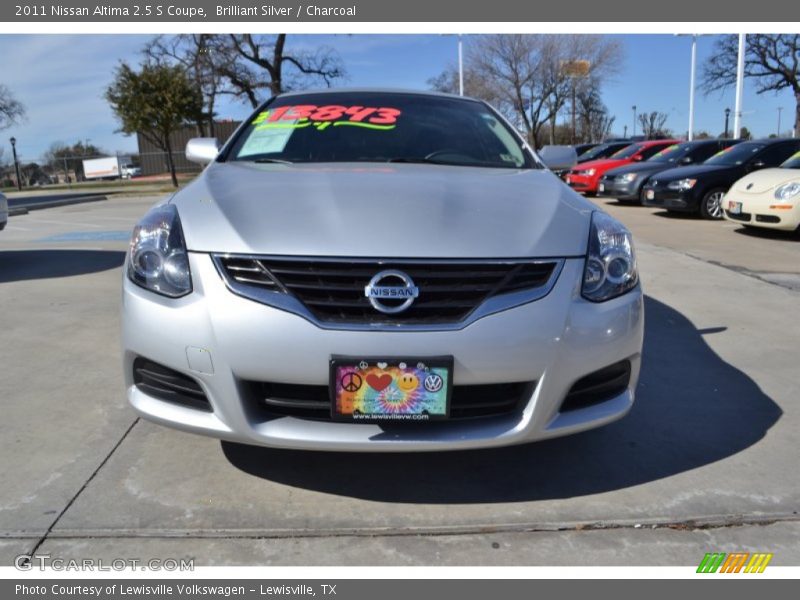 Brilliant Silver / Charcoal 2011 Nissan Altima 2.5 S Coupe