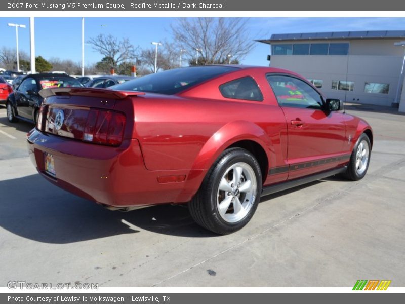 Redfire Metallic / Dark Charcoal 2007 Ford Mustang V6 Premium Coupe