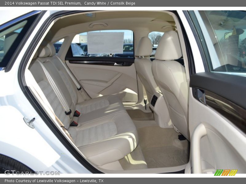 Candy White / Cornsilk Beige 2014 Volkswagen Passat TDI SEL Premium