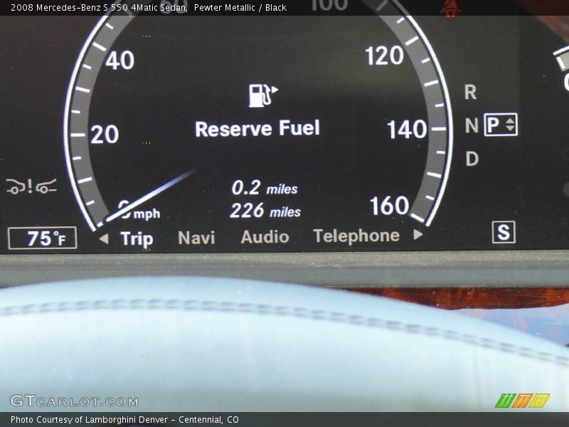 Pewter Metallic / Black 2008 Mercedes-Benz S 550 4Matic Sedan