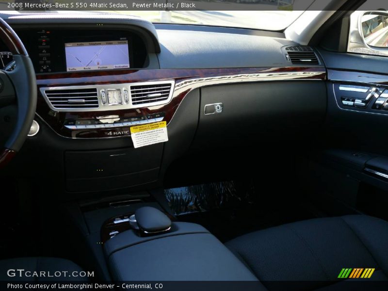 Pewter Metallic / Black 2008 Mercedes-Benz S 550 4Matic Sedan