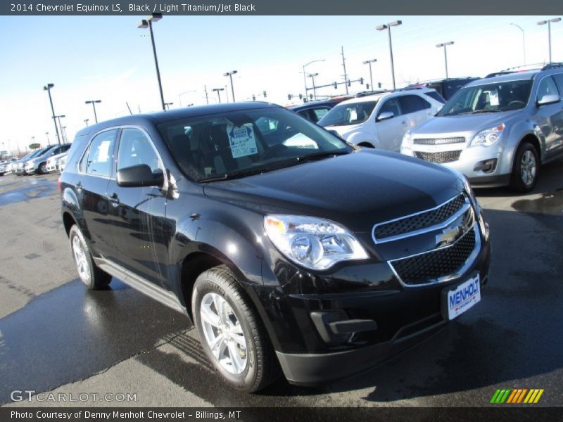 Black / Light Titanium/Jet Black 2014 Chevrolet Equinox LS
