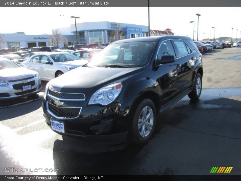 Black / Light Titanium/Jet Black 2014 Chevrolet Equinox LS