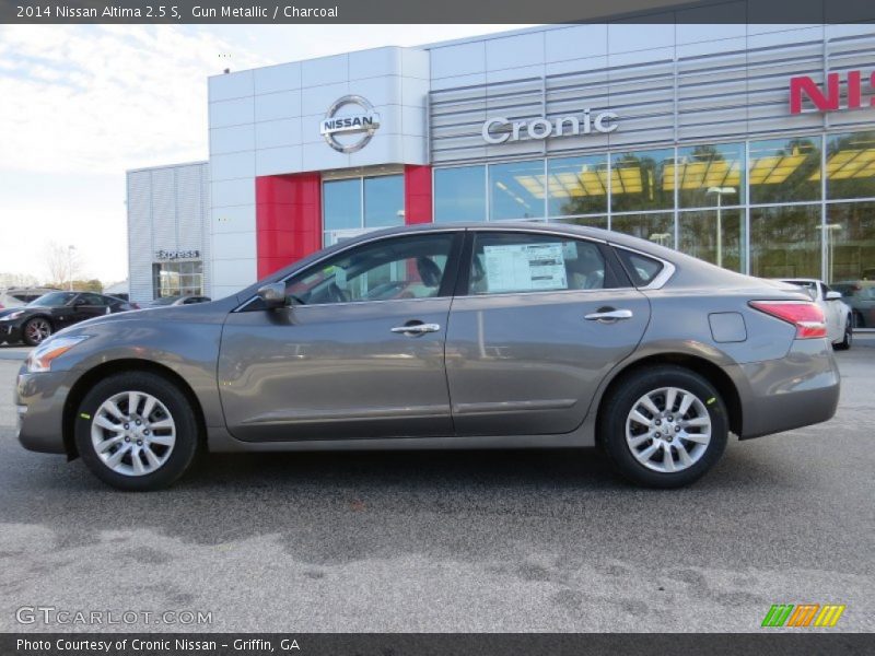 Gun Metallic / Charcoal 2014 Nissan Altima 2.5 S