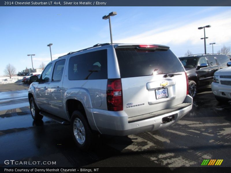 Silver Ice Metallic / Ebony 2014 Chevrolet Suburban LT 4x4
