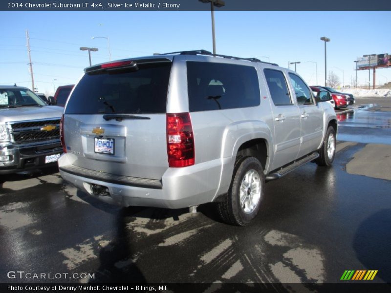 Silver Ice Metallic / Ebony 2014 Chevrolet Suburban LT 4x4