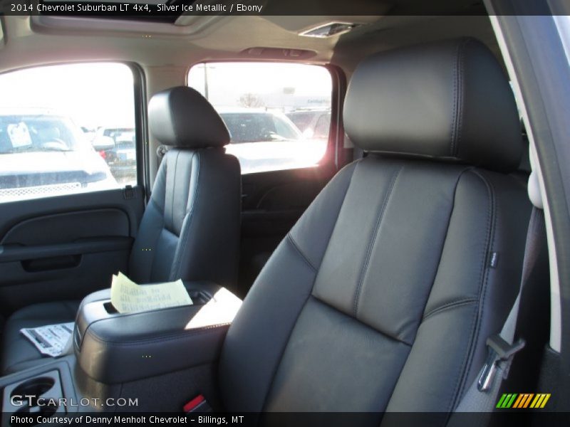 Silver Ice Metallic / Ebony 2014 Chevrolet Suburban LT 4x4