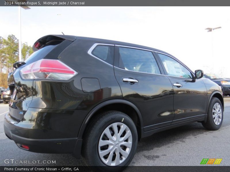 Midnight Jade / Charcoal 2014 Nissan Rogue S