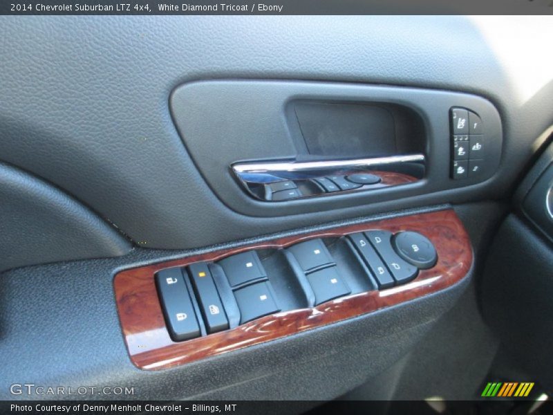 White Diamond Tricoat / Ebony 2014 Chevrolet Suburban LTZ 4x4