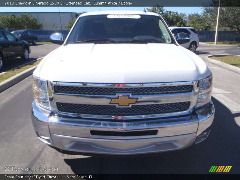 Summit White / Ebony 2013 Chevrolet Silverado 1500 LT Extended Cab
