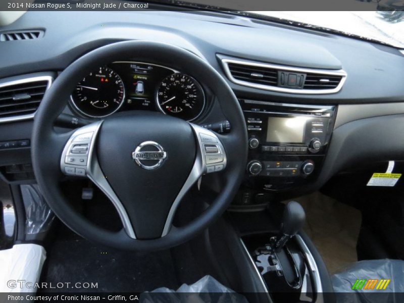 Midnight Jade / Charcoal 2014 Nissan Rogue S