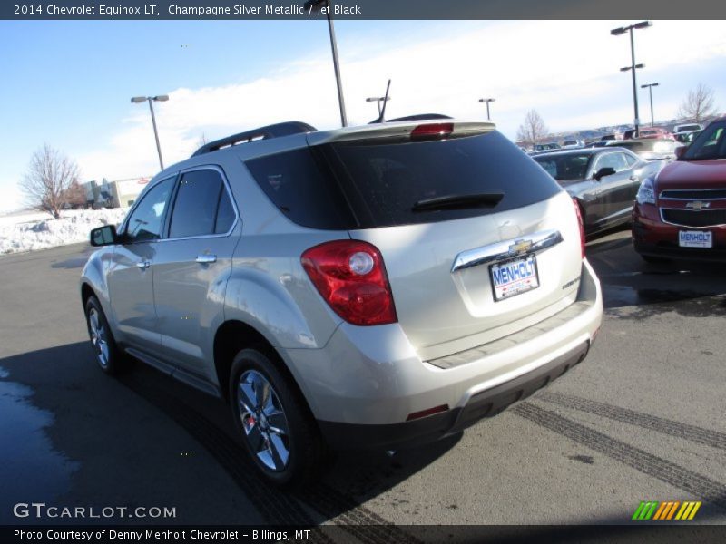 Champagne Silver Metallic / Jet Black 2014 Chevrolet Equinox LT