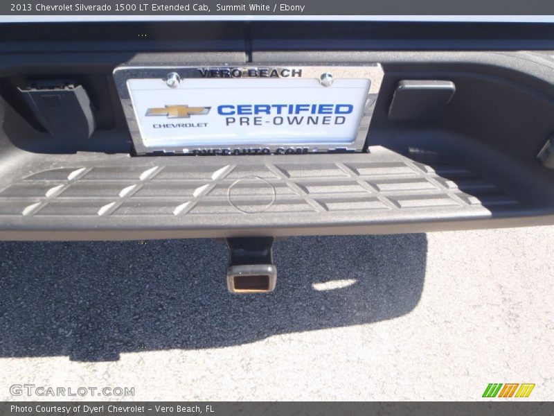 Summit White / Ebony 2013 Chevrolet Silverado 1500 LT Extended Cab