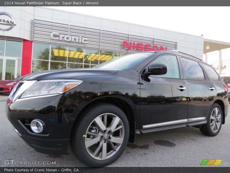 Super Black / Almond 2014 Nissan Pathfinder Platinum
