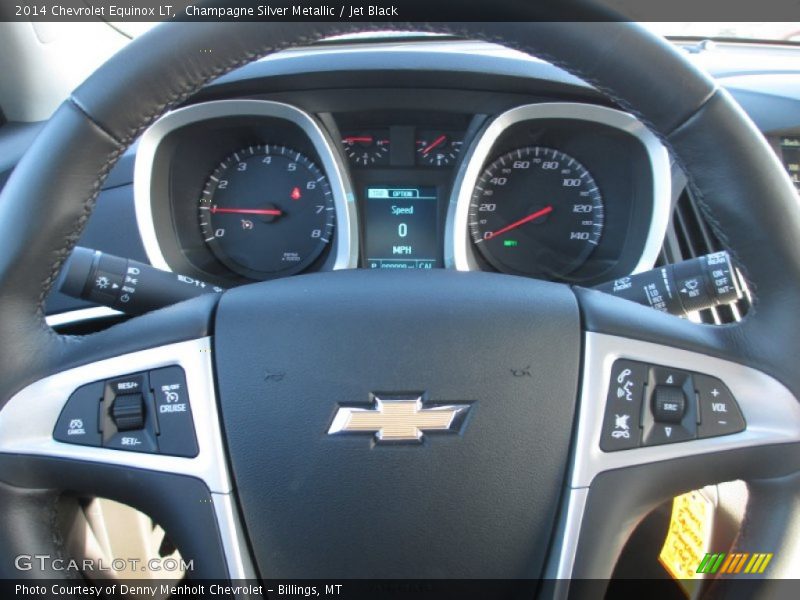 Champagne Silver Metallic / Jet Black 2014 Chevrolet Equinox LT
