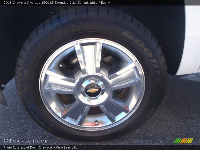 Summit White / Ebony 2013 Chevrolet Silverado 1500 LT Extended Cab