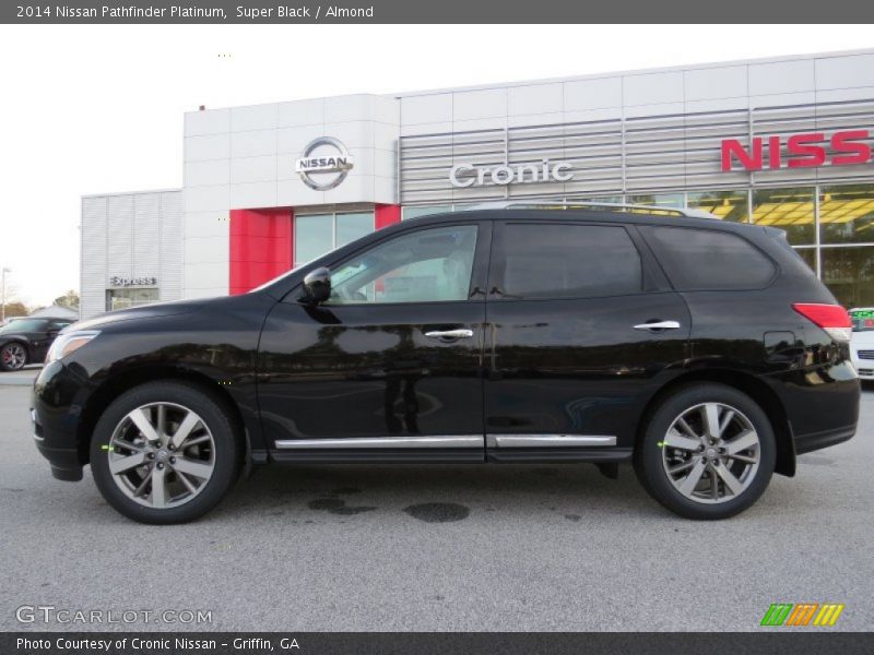 Super Black / Almond 2014 Nissan Pathfinder Platinum