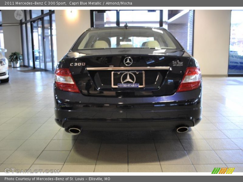 Capri Blue Metallic / Almond/Mocha 2011 Mercedes-Benz C 300 Sport