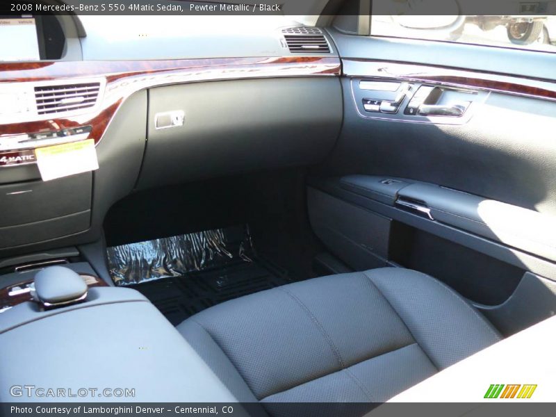 Pewter Metallic / Black 2008 Mercedes-Benz S 550 4Matic Sedan